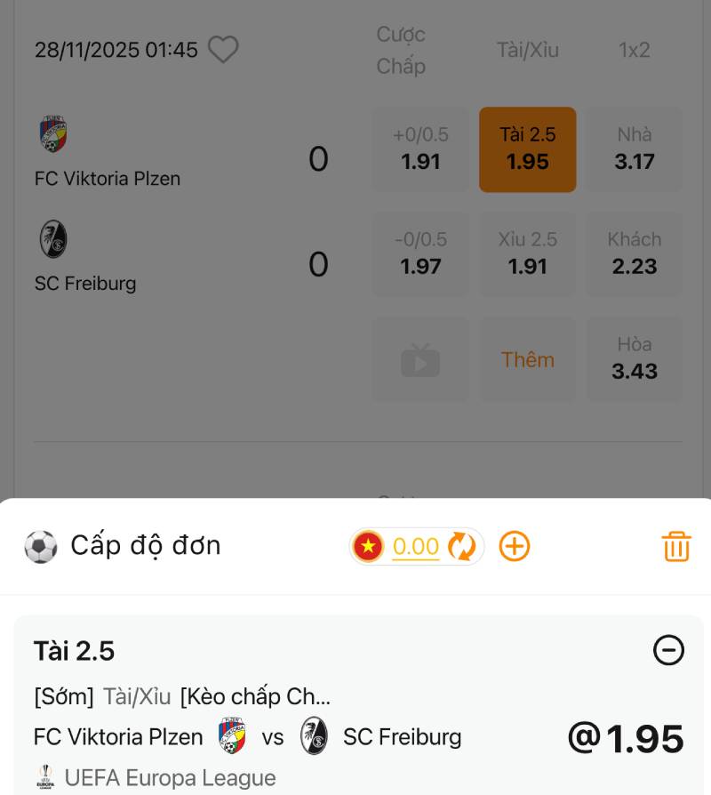 Chiến lược đặt kèo theo vòng đấu