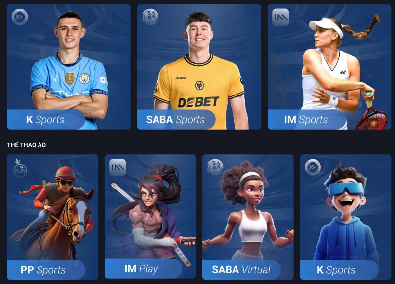 Hệ thống nhà cung cấp thể thao hàng đầu