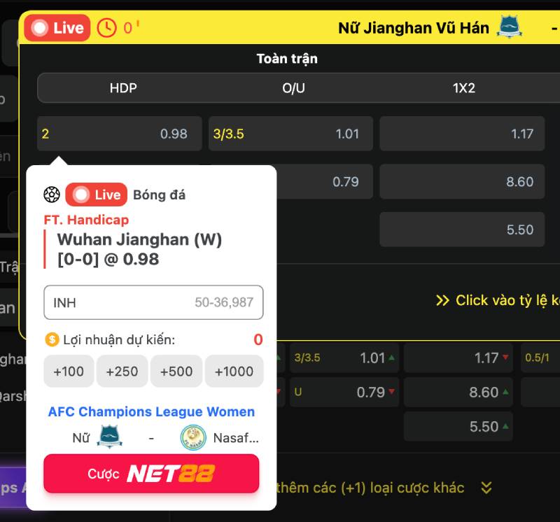 Một số ví dụ cụ thể về tỷ lệ kèo Hong Kong là gì?