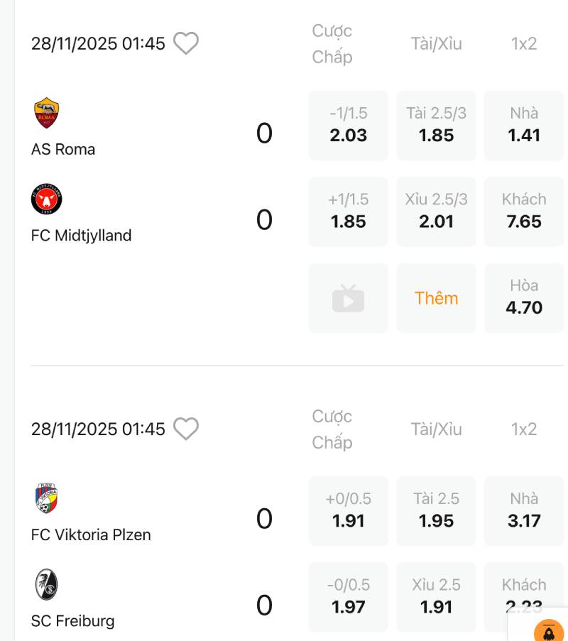 Soi kèo trực tiếp và kèo rung